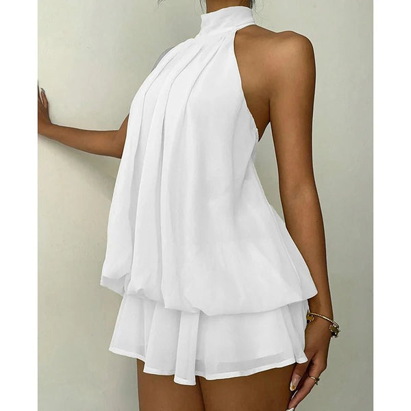 Eden Halter Backless Mini Dress