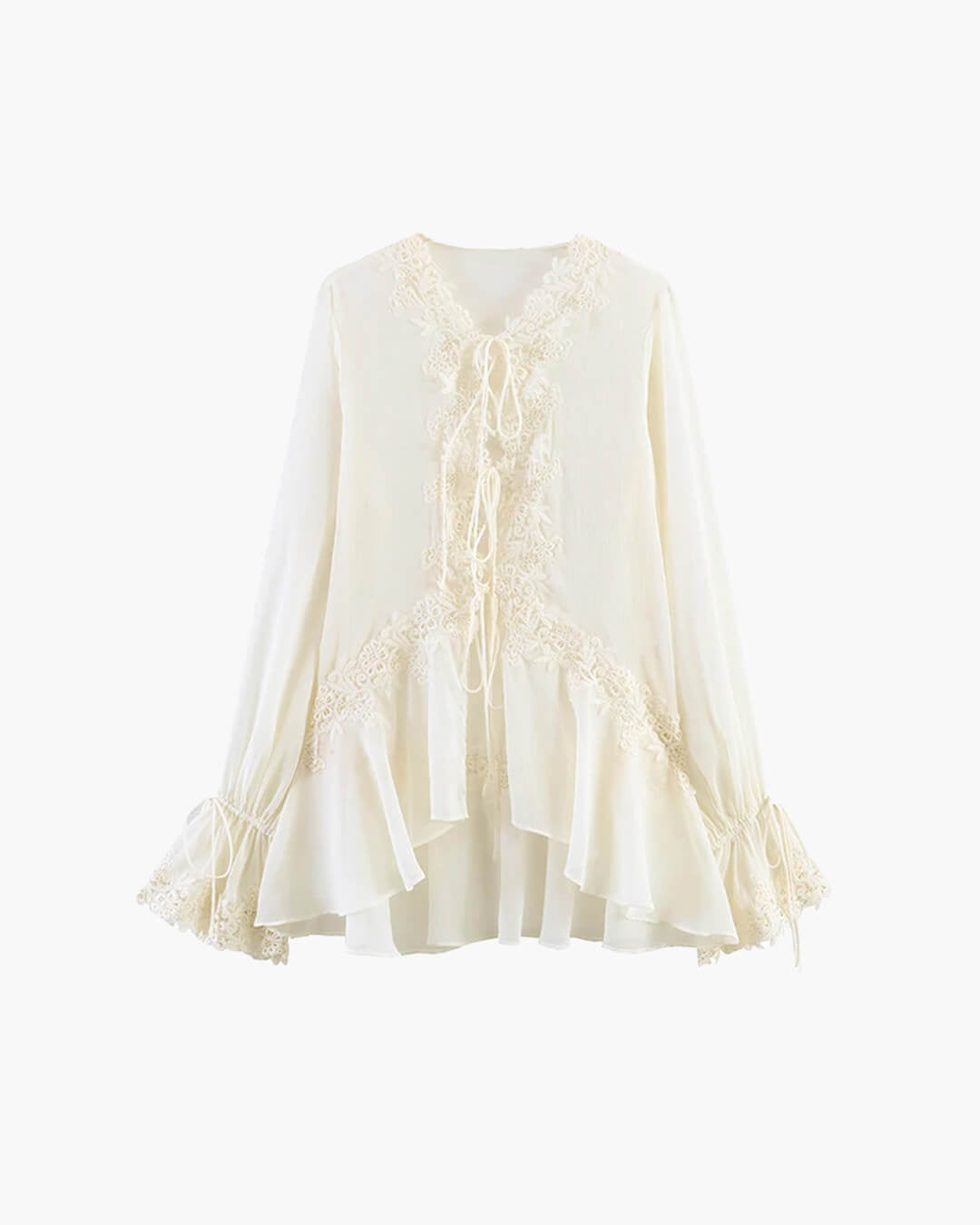 Emily kanten vesttop