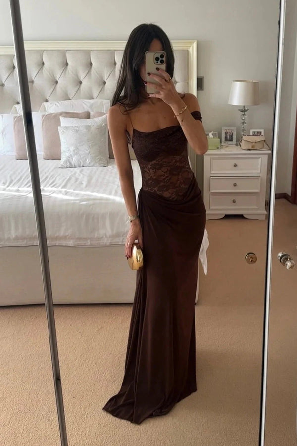 Emily kanten zomermaxi-jurk