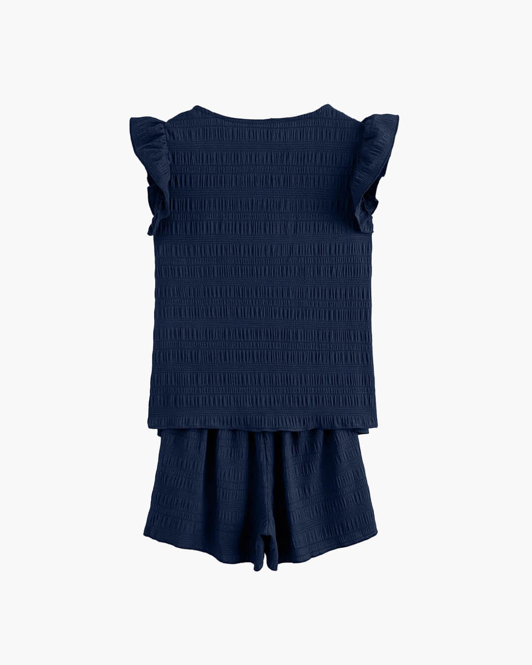 Emily set met blouse en short met textuur