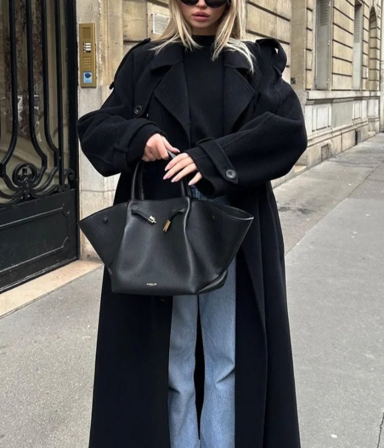 Emma trenchcoat met vetersluiting