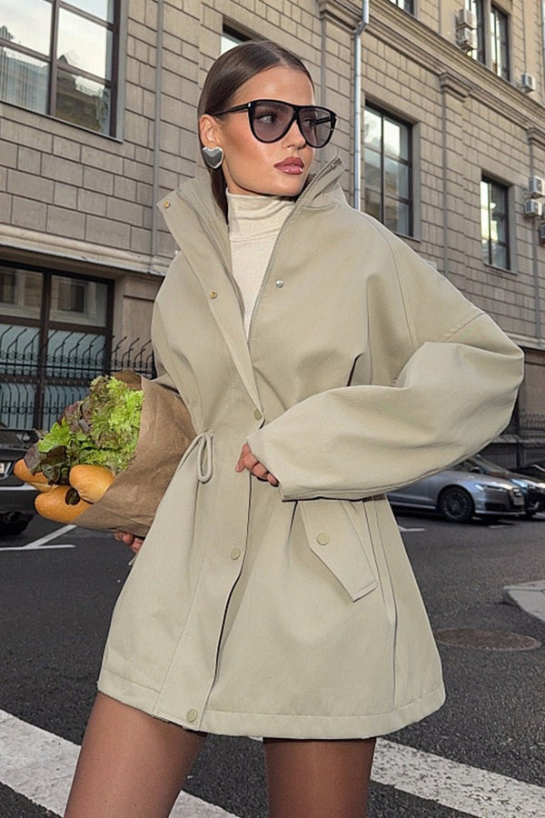 Eva trenchcoat met trekkoord