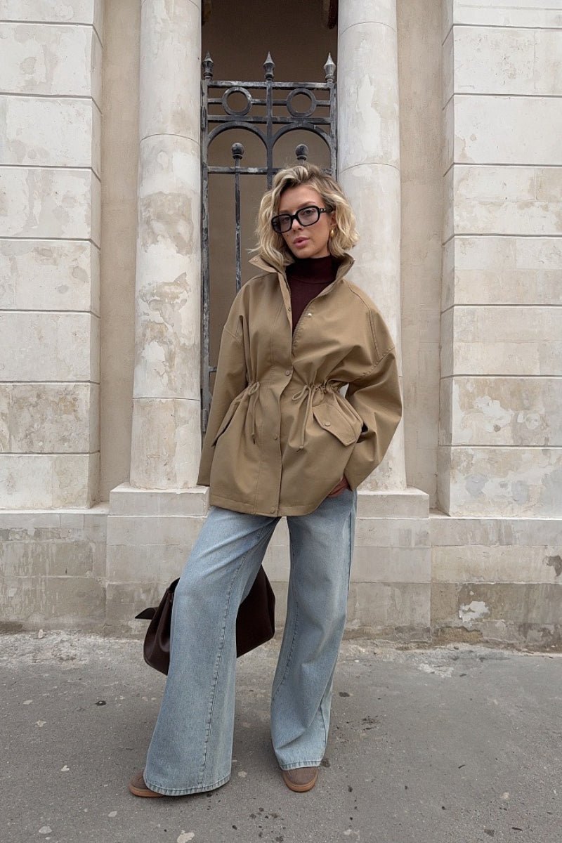 Eva trenchcoat met trekkoord