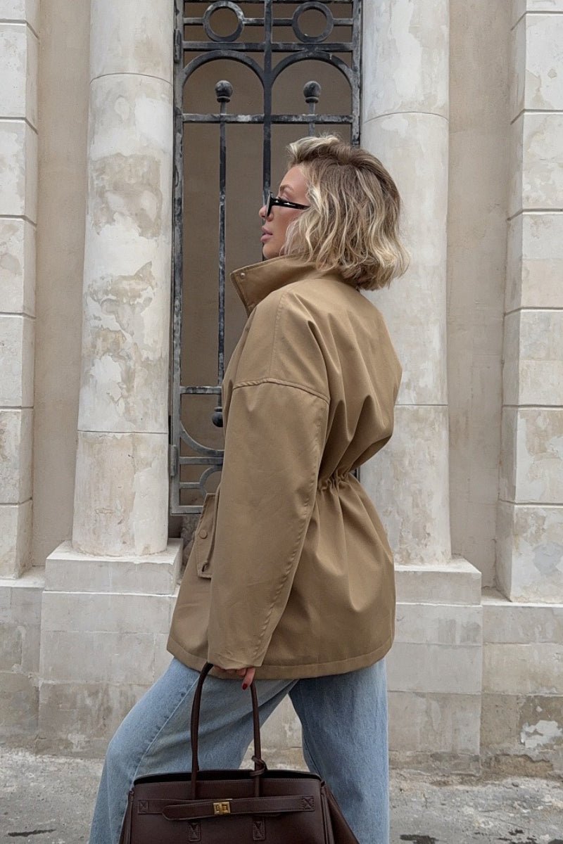 Eva trenchcoat met trekkoord