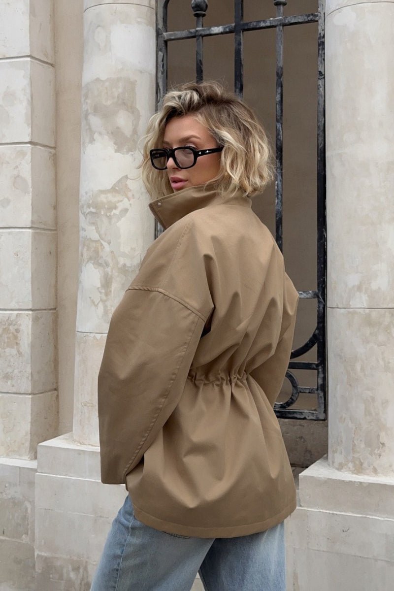 Eva trenchcoat met trekkoord