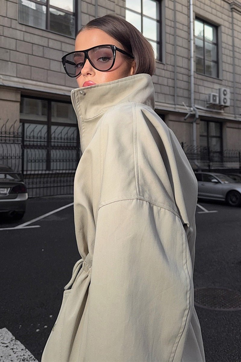Eva trenchcoat met trekkoord