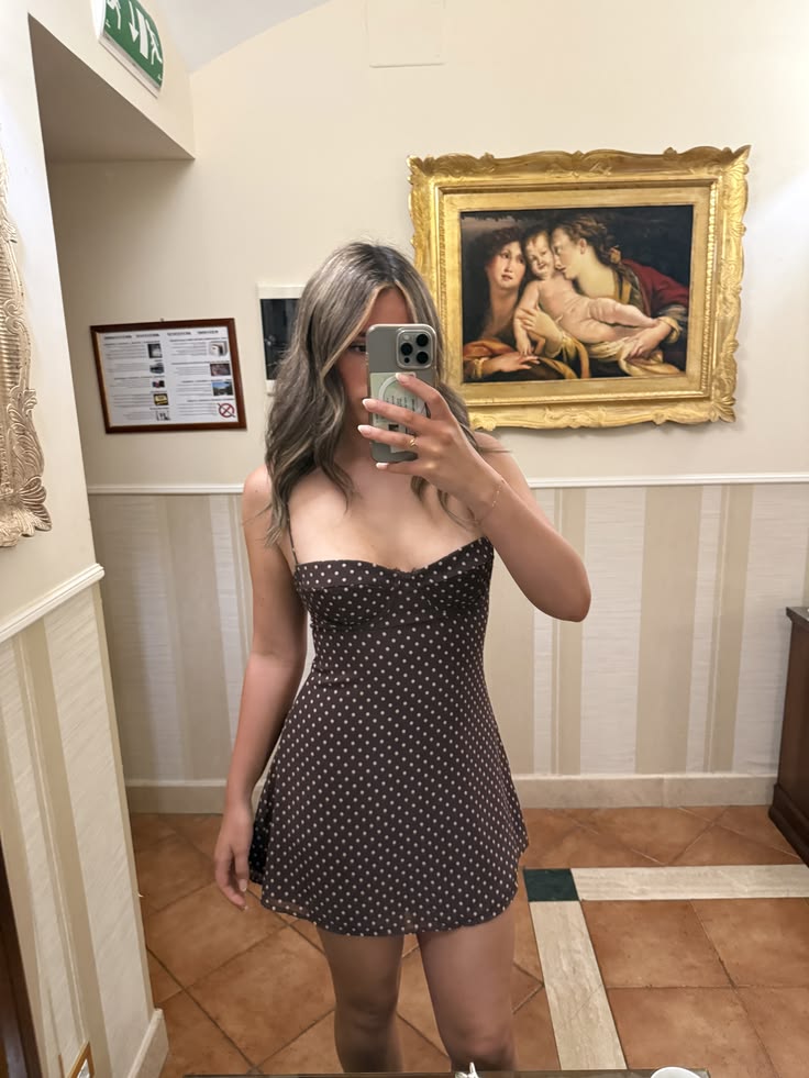 Eva mesh-minijurk met stippen