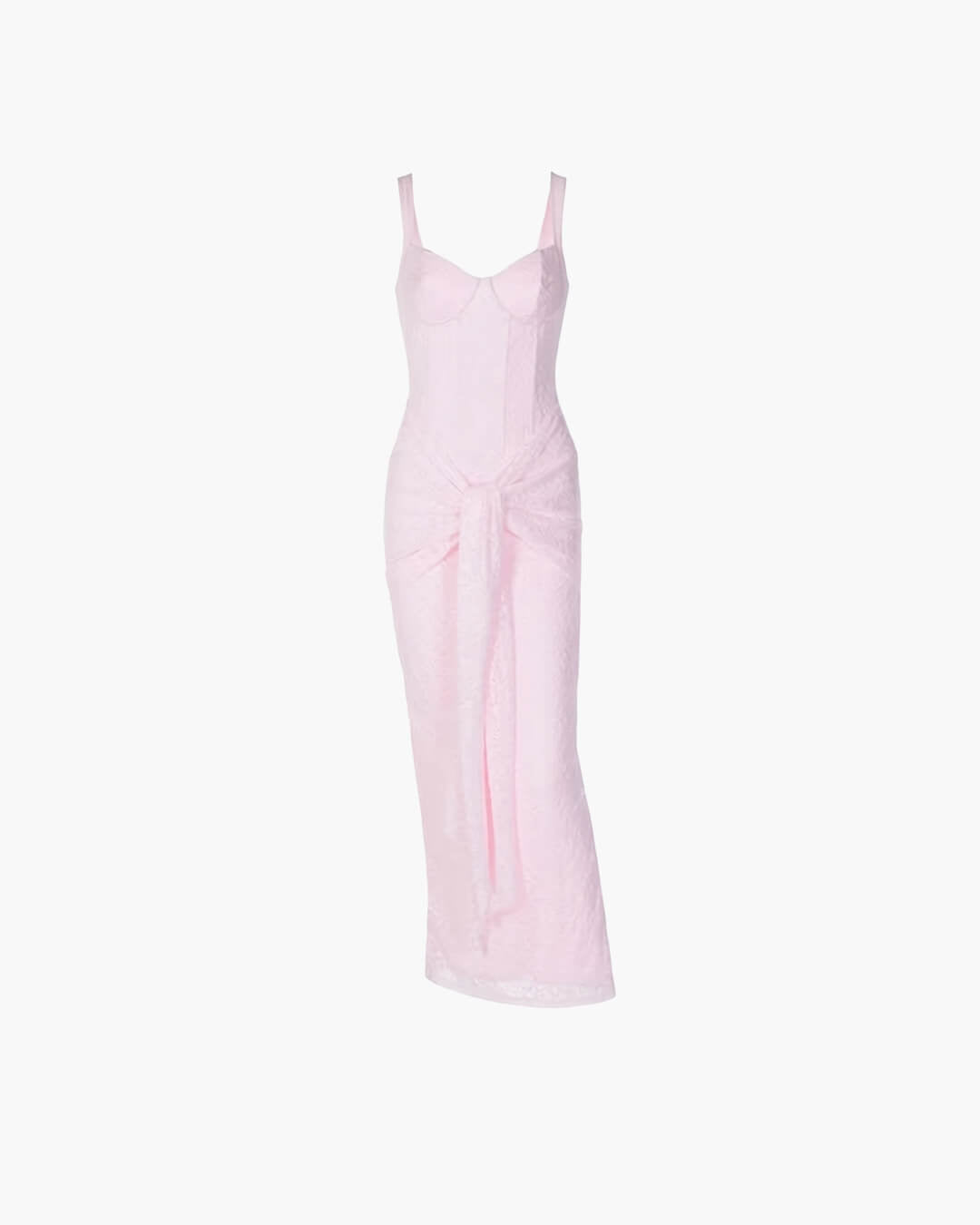 Evette mouwloze korsetmaxi-jurk
