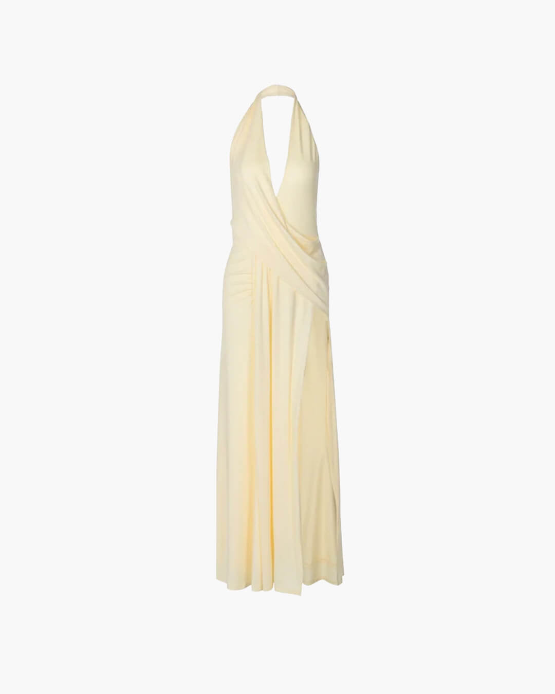 Felicity maxi-jurk met diepe hals