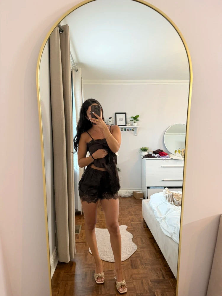 Fiora satijnen shorts
