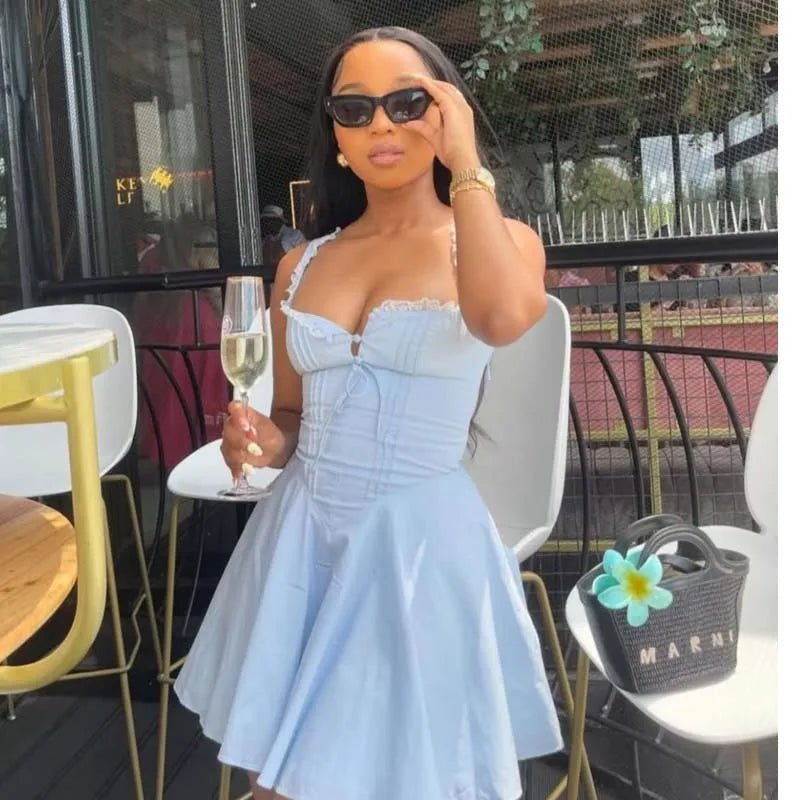 Francine mouwloze minijurk