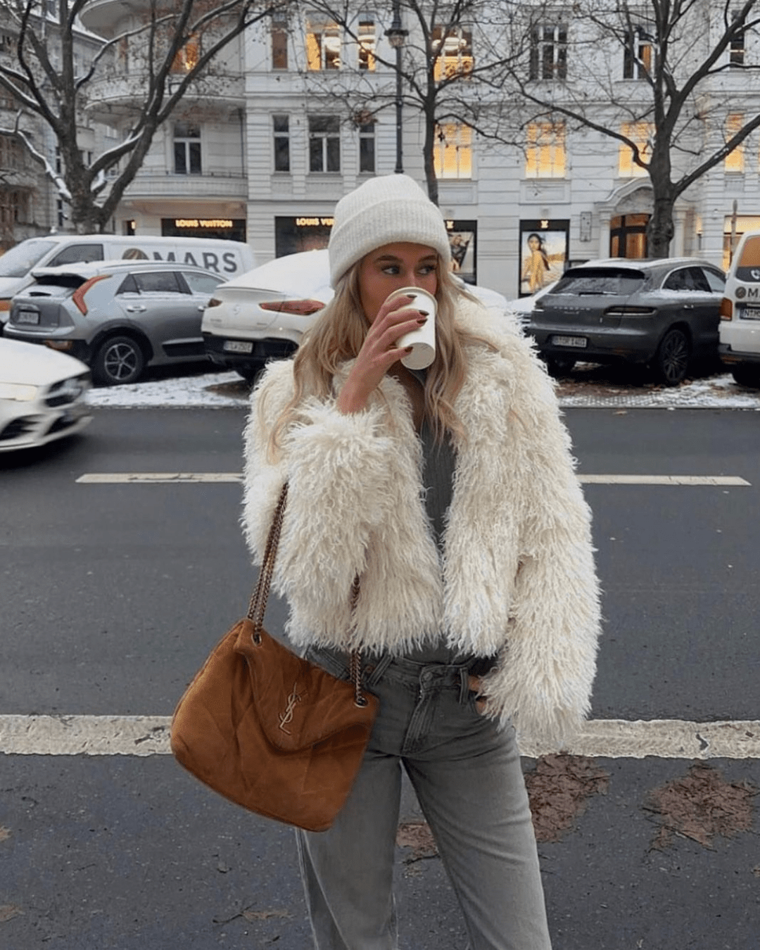 Gerda kort jasje van imitatiebont