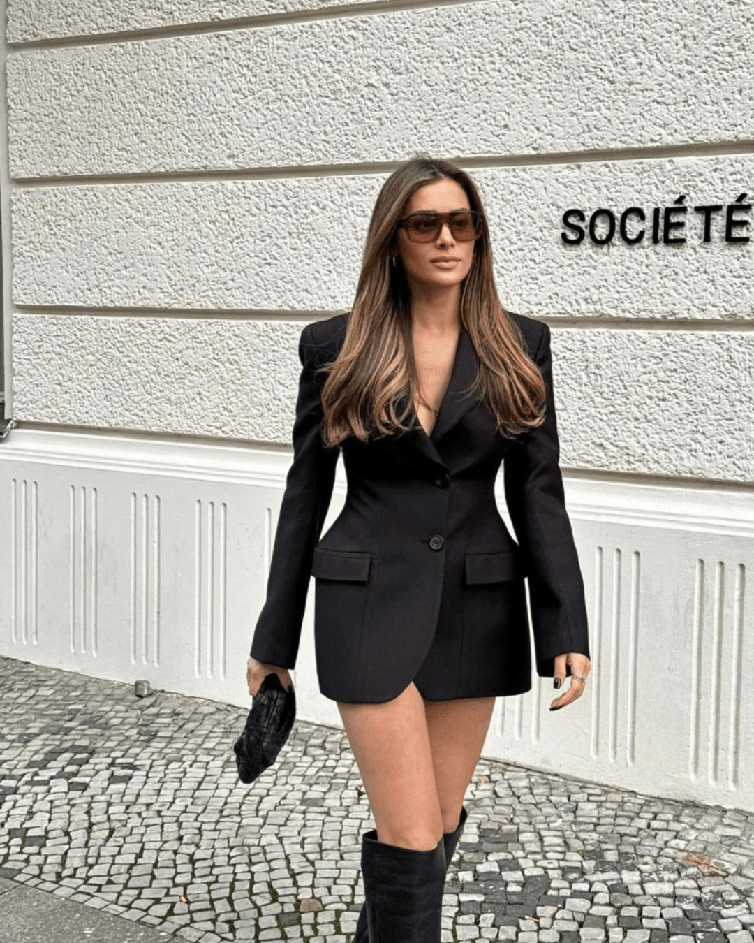 Greta-getailleerde blazer