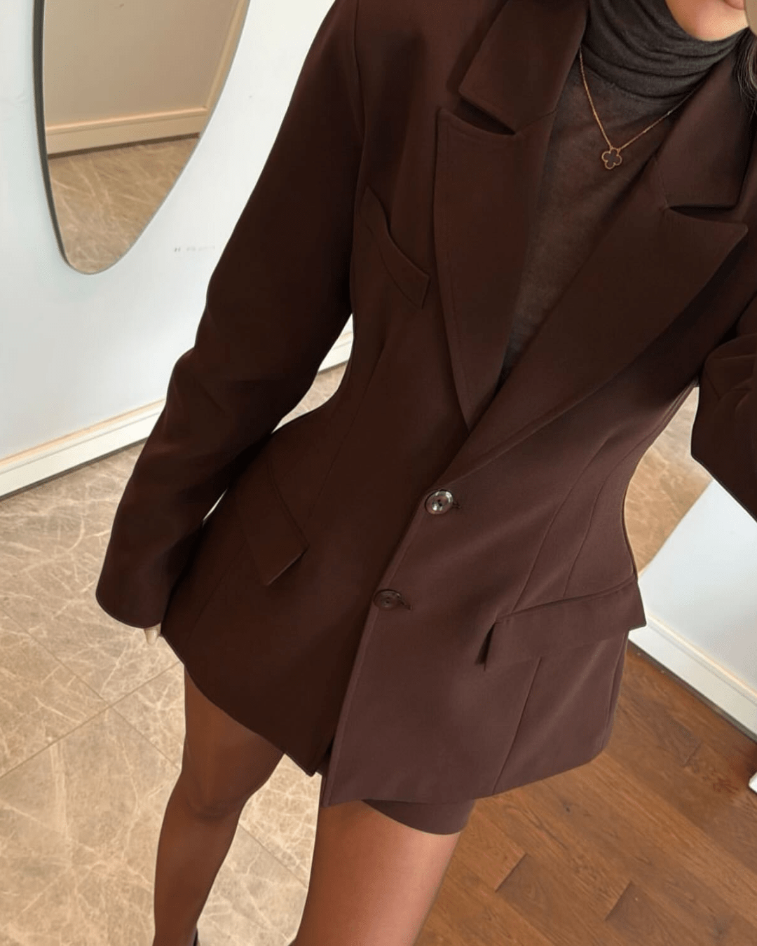 Greta-getailleerde blazer
