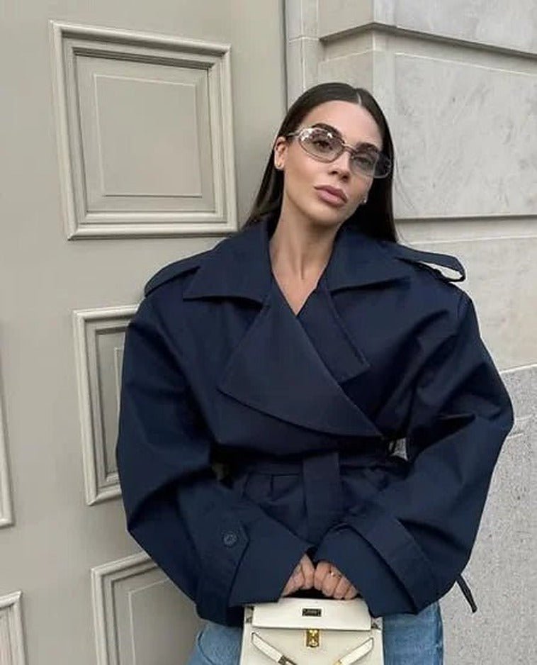 Hailey korte trenchcoat