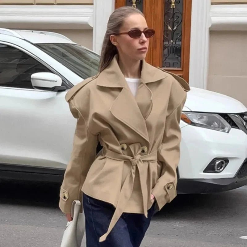 Hailey korte trenchcoat