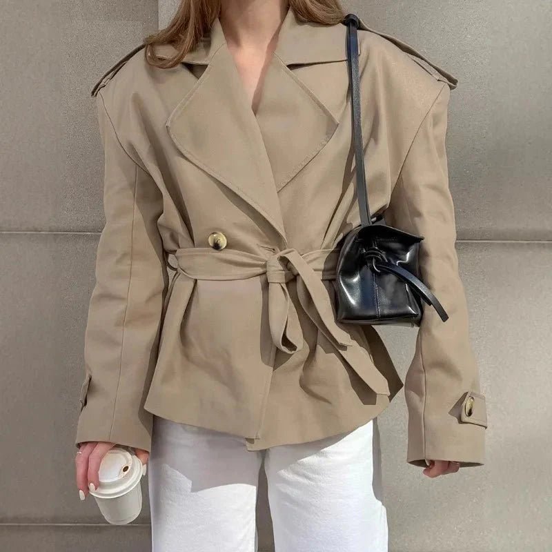 Hailey korte trenchcoat