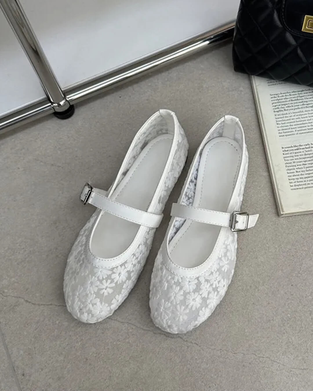 Helen Mary Jane-ballerina's van mesh