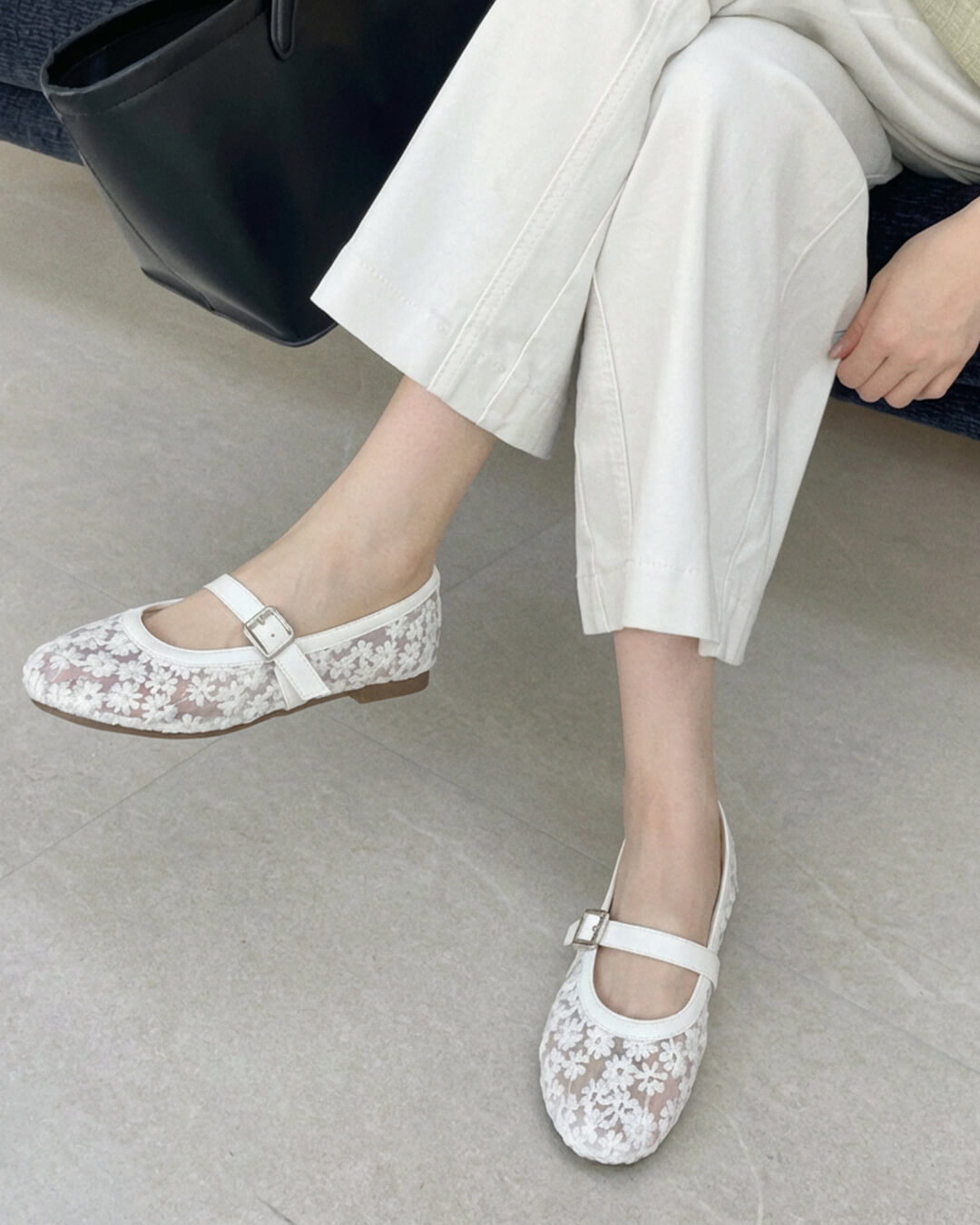 Helen Mary Jane-ballerina's van mesh