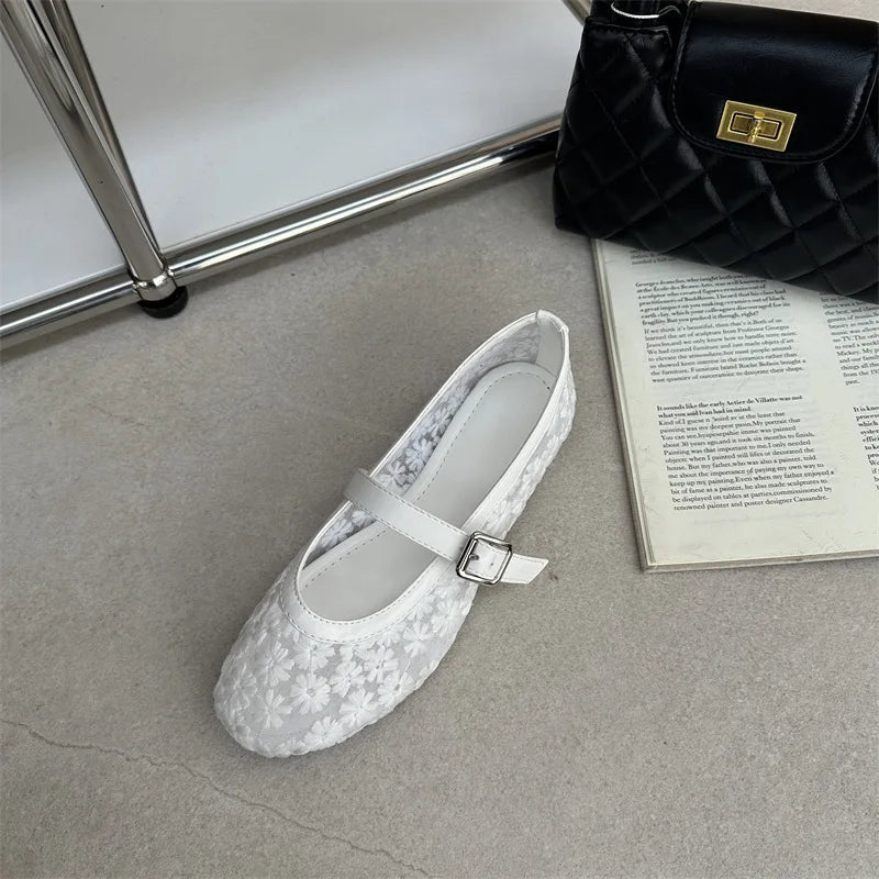 Helen Mary Jane-ballerina's van mesh