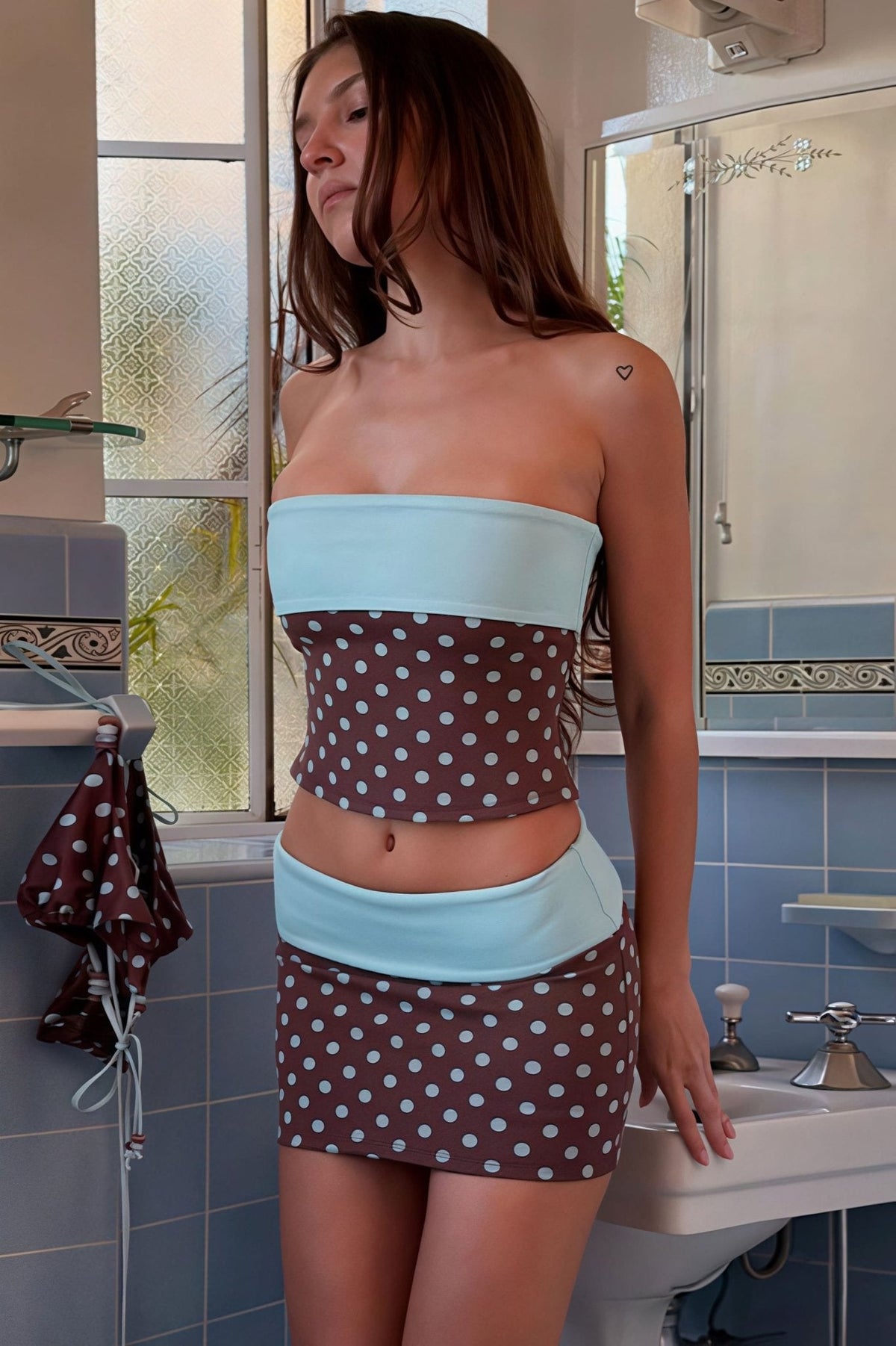 Bandeau bodycon-set Heloise