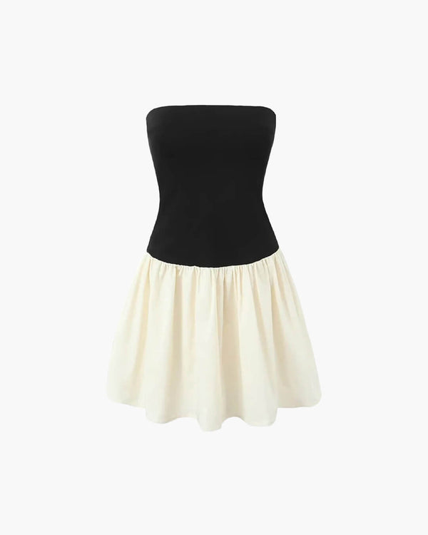Holly strapless mini-jurk