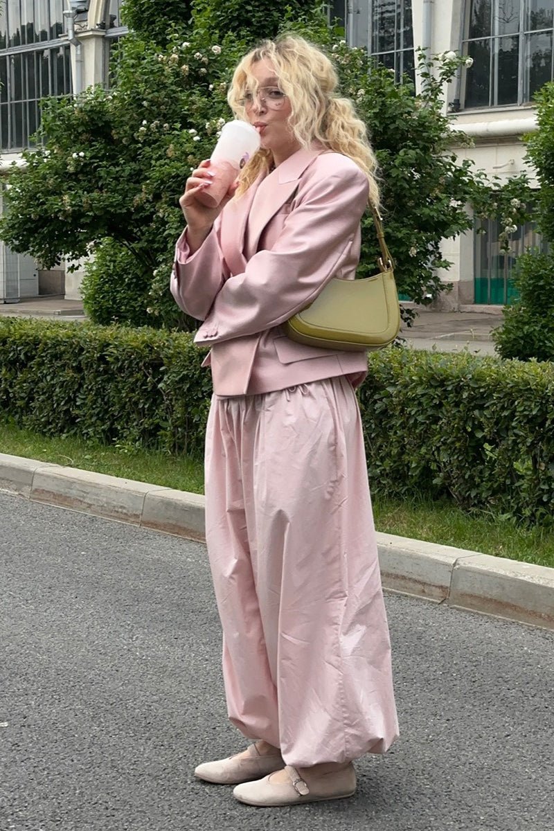 Baggy broek Inga met elastische taille