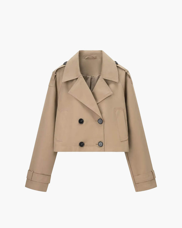 Janice korte trenchcoat