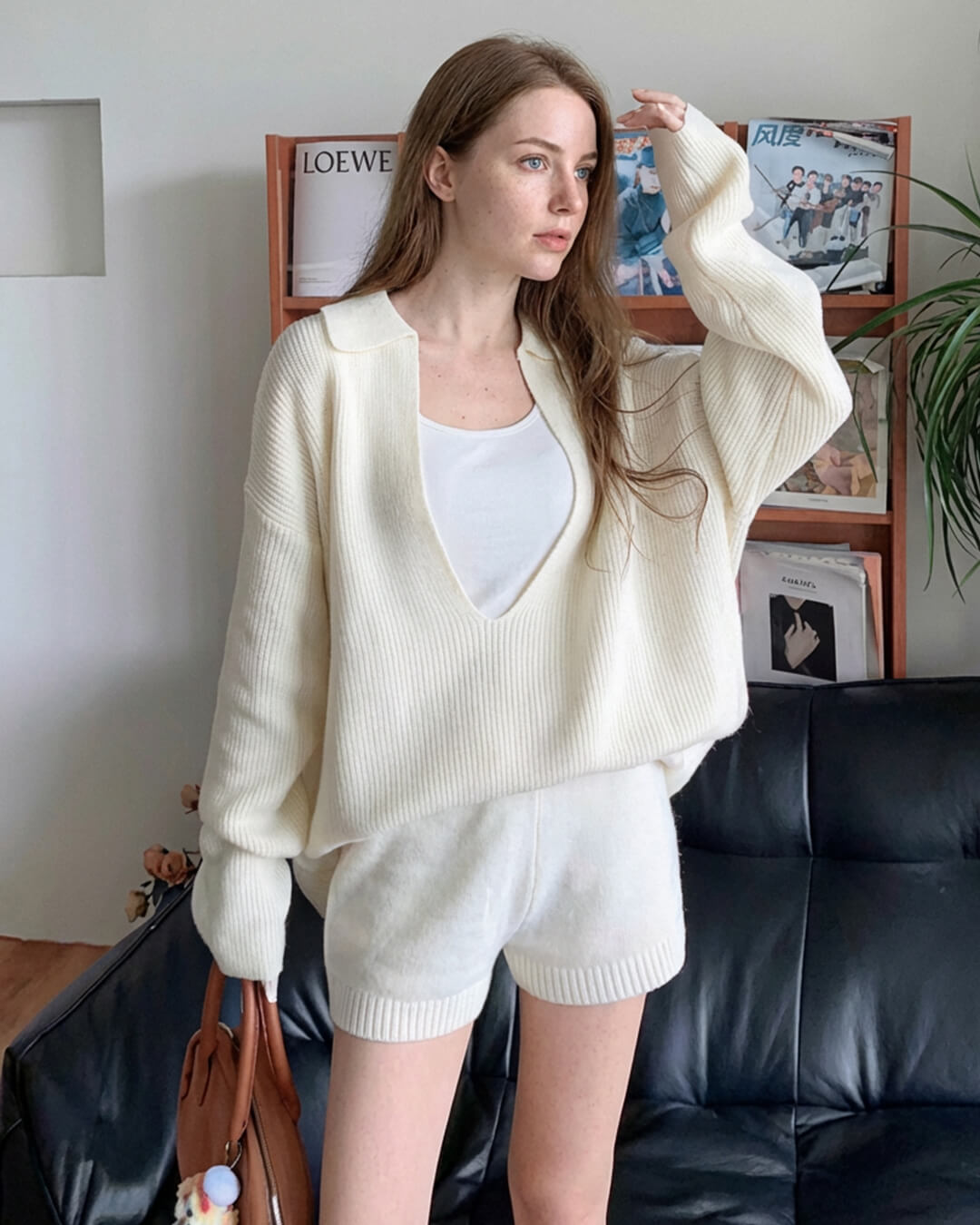 Jeannette gebreid pak