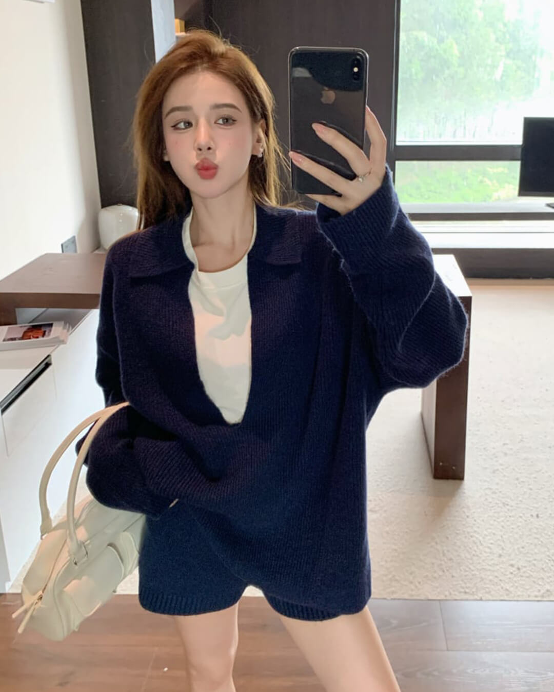 Jeannette gebreid pak
