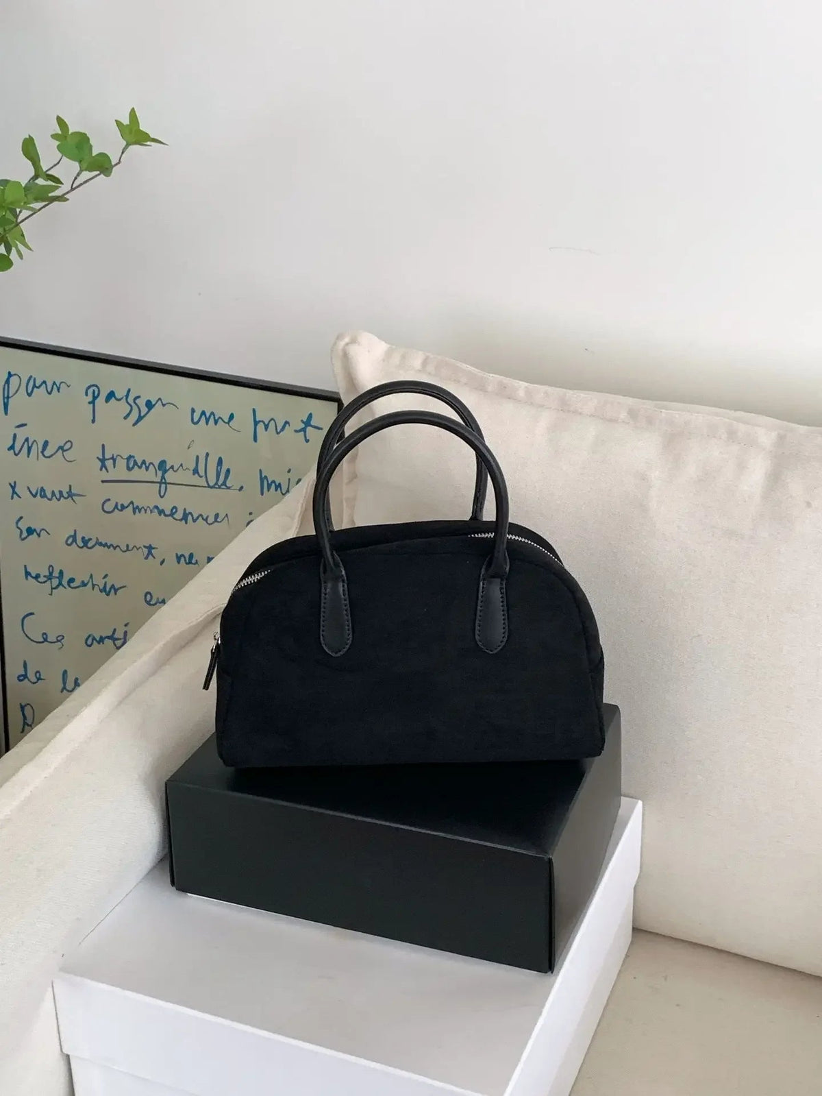 Jenny mini-tas van suède