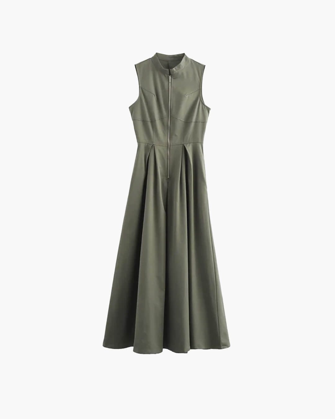 Jessica Mouwloze midi-jurk