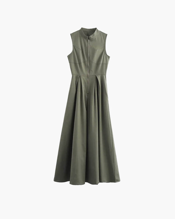 Jessica Mouwloze midi-jurk