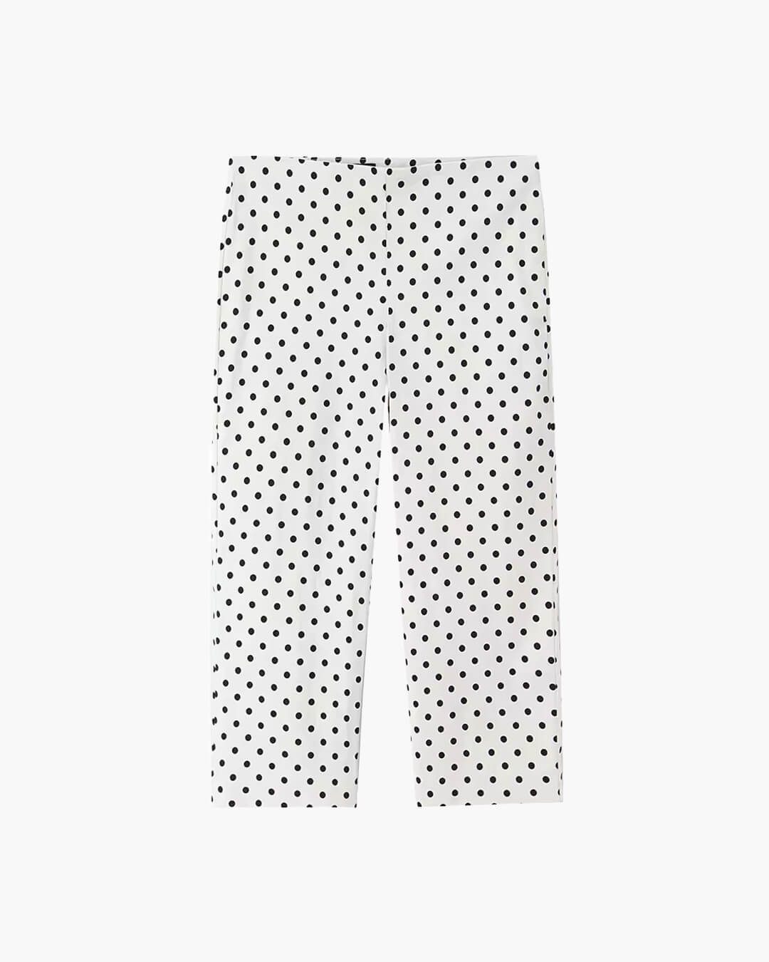 Jia set met broek en stippenprint en hoge taille