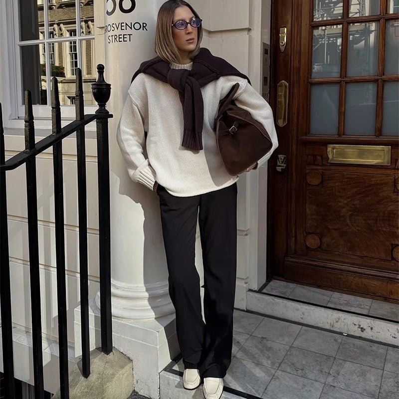Joyce losgebreide pullover