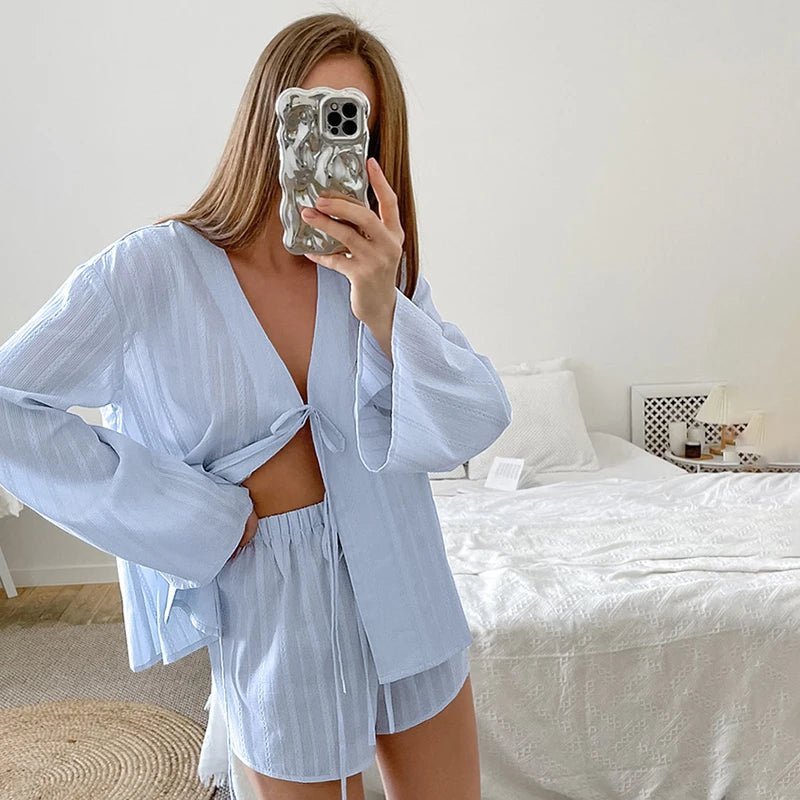 Julienne set met vest en shorts