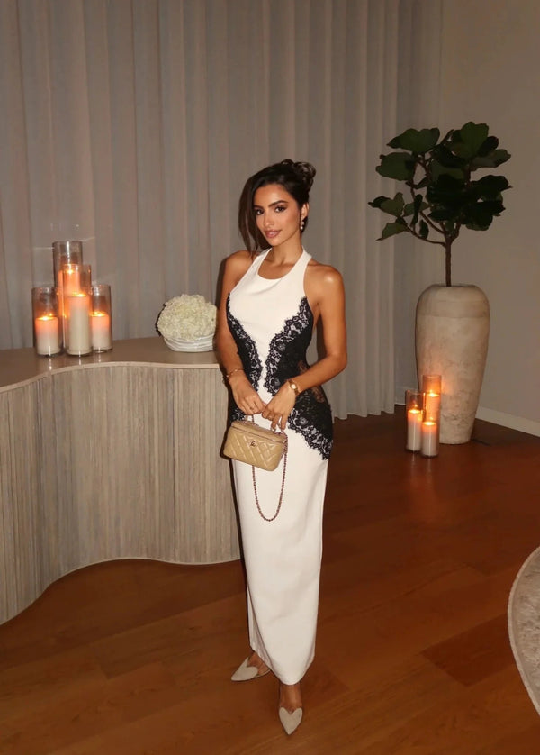 Kaira elegante maxi-jurk