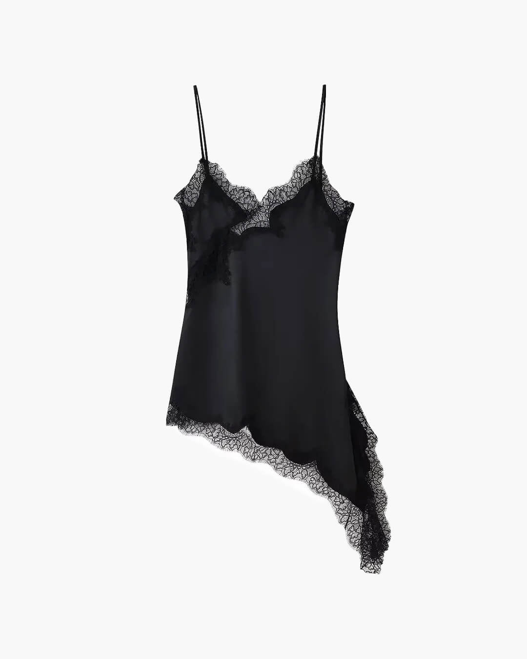 Asymmetrische satijnen mini-jurk van Kara