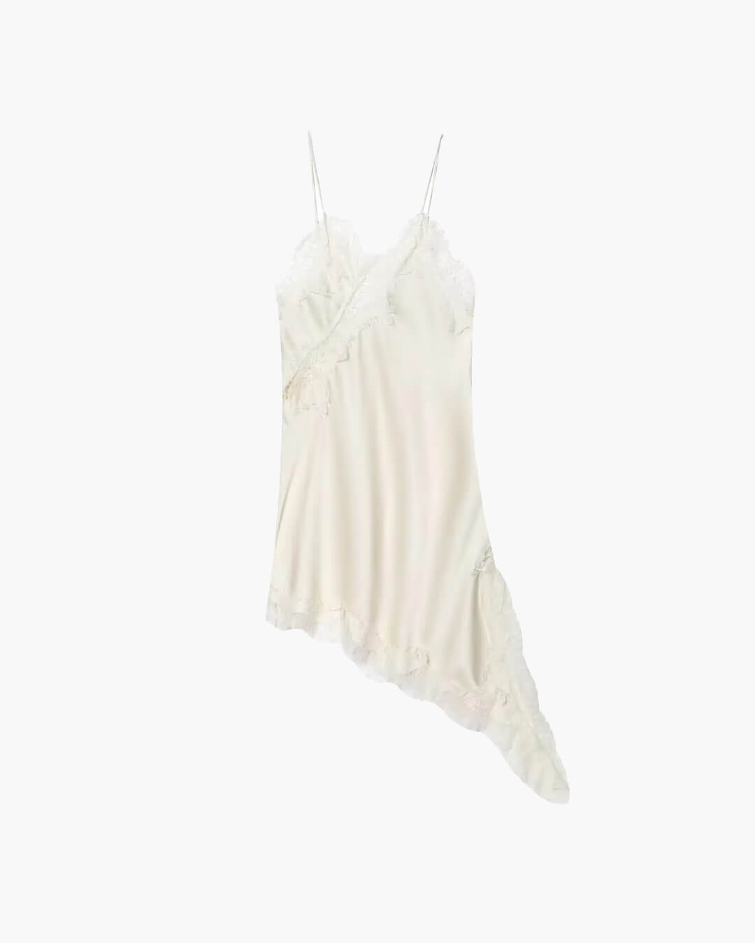 Asymmetrische satijnen mini-jurk van Kara