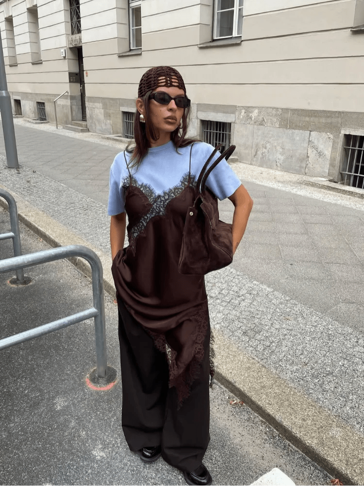 Asymmetrische satijnen mini-jurk van Kara