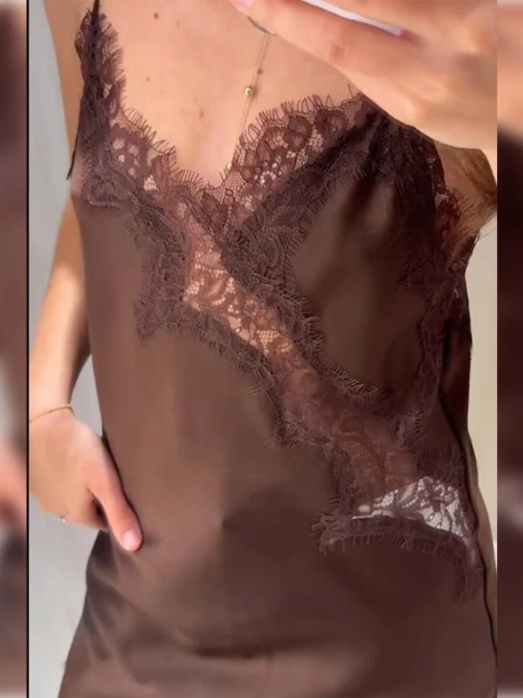 Asymmetrische satijnen mini-jurk van Kara