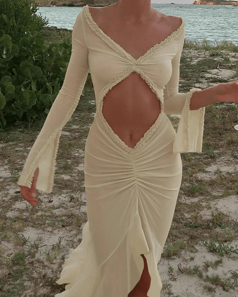 Katie-doorschijnende bodyconjurk