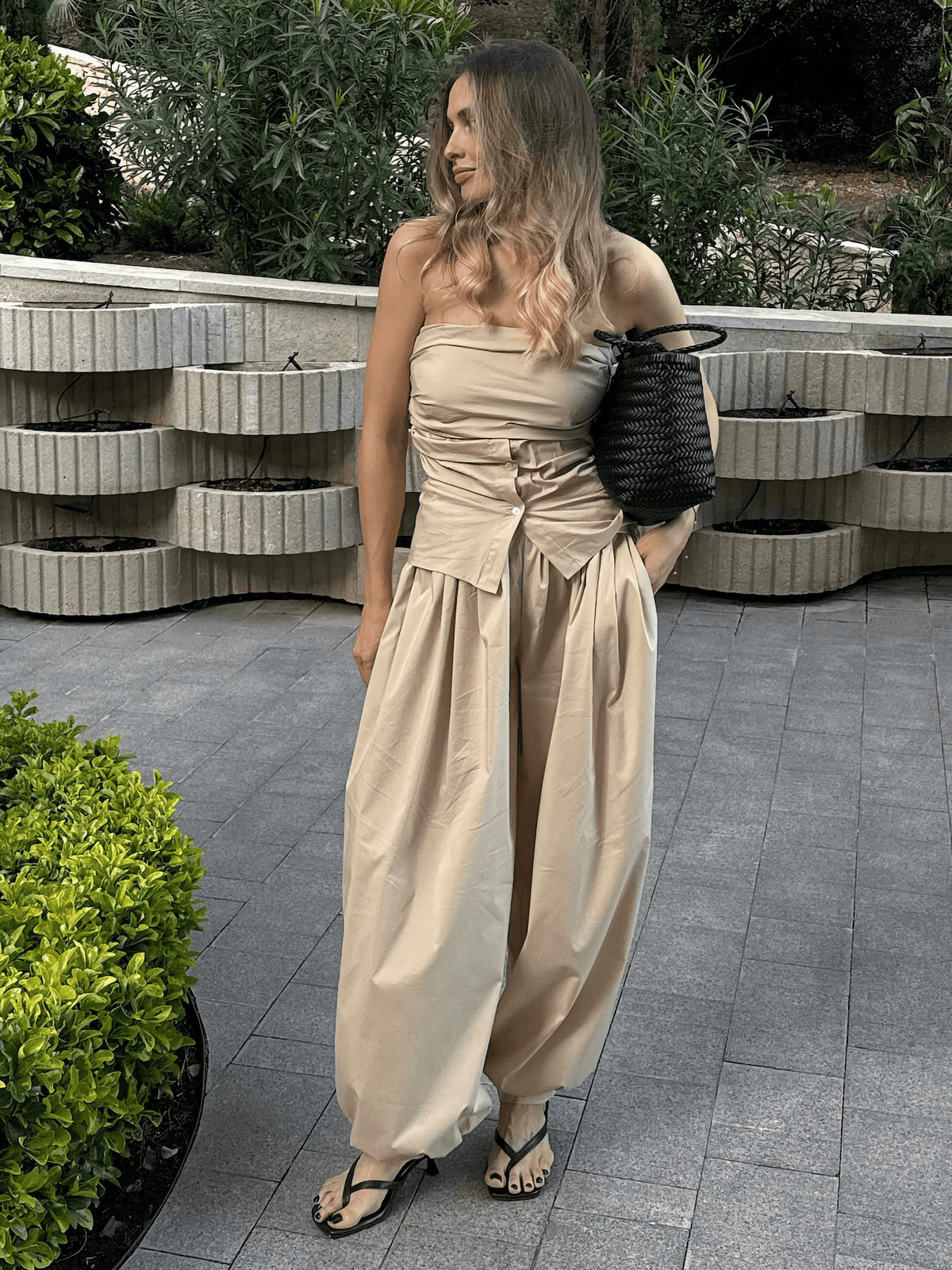 Kerry ballonbroek met hoge taille