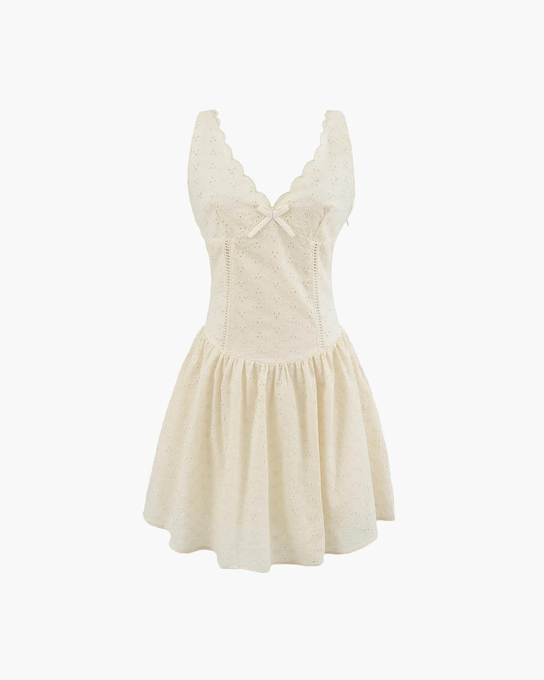 Kirsten Mini-jurk met diepe hals