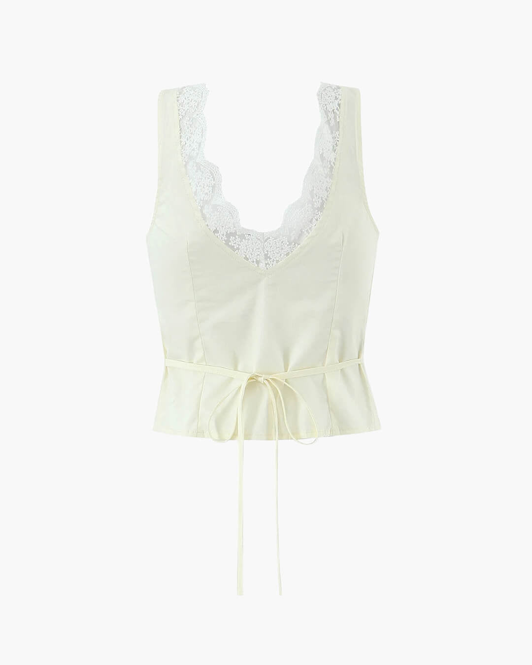 Klarissa set met minirok en kanten rand