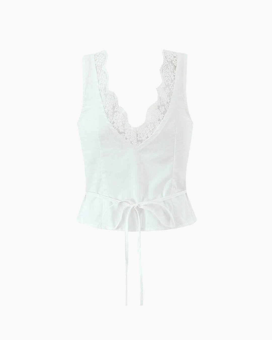 Klarissa set met minirok en kanten rand