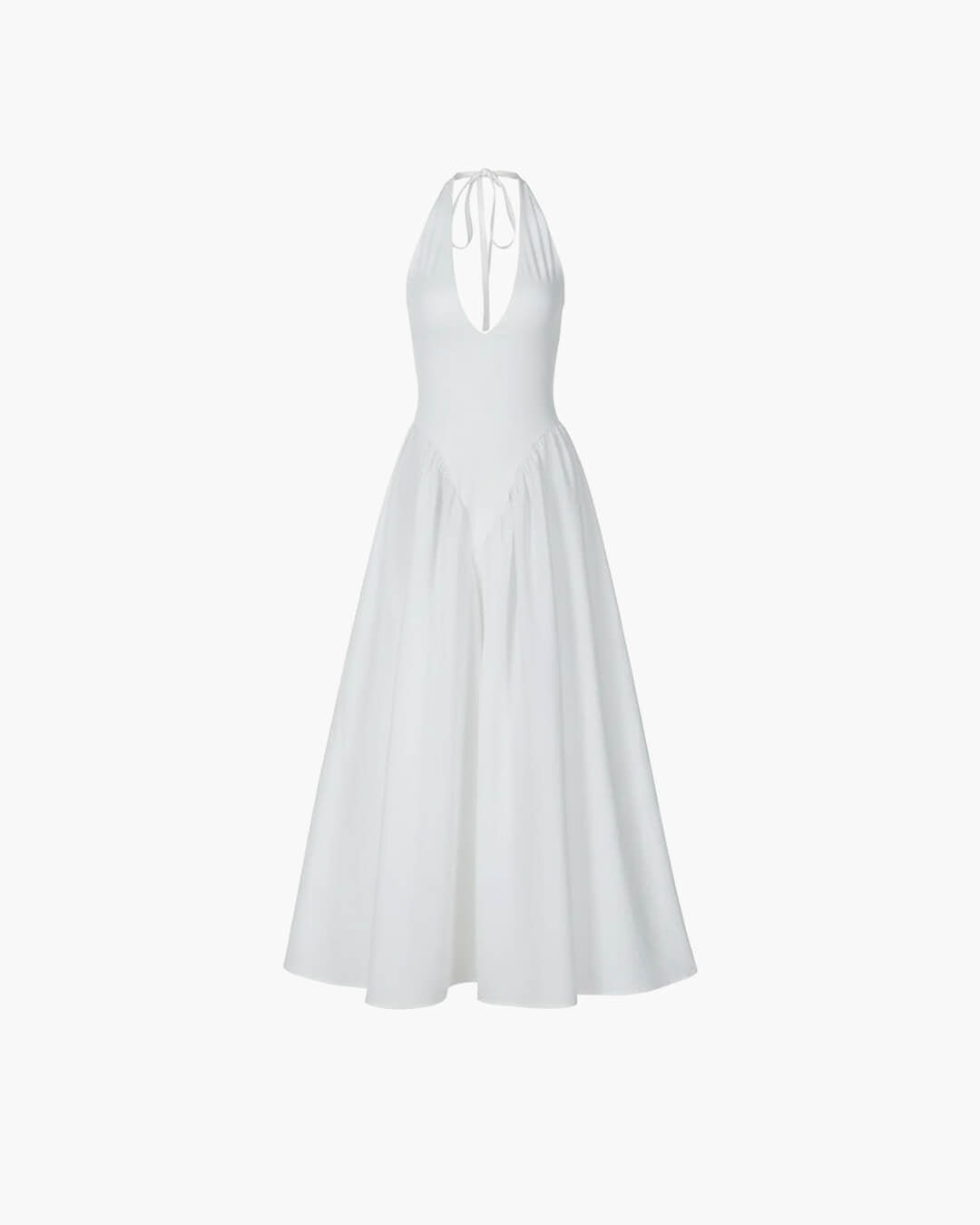 Kristy maxi-jurk met diepe hals