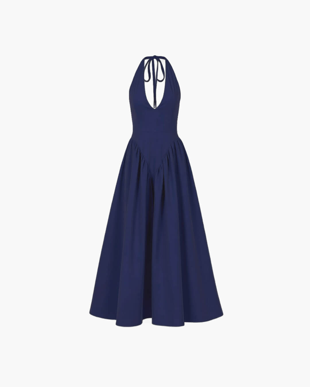 Kristy maxi-jurk met diepe hals