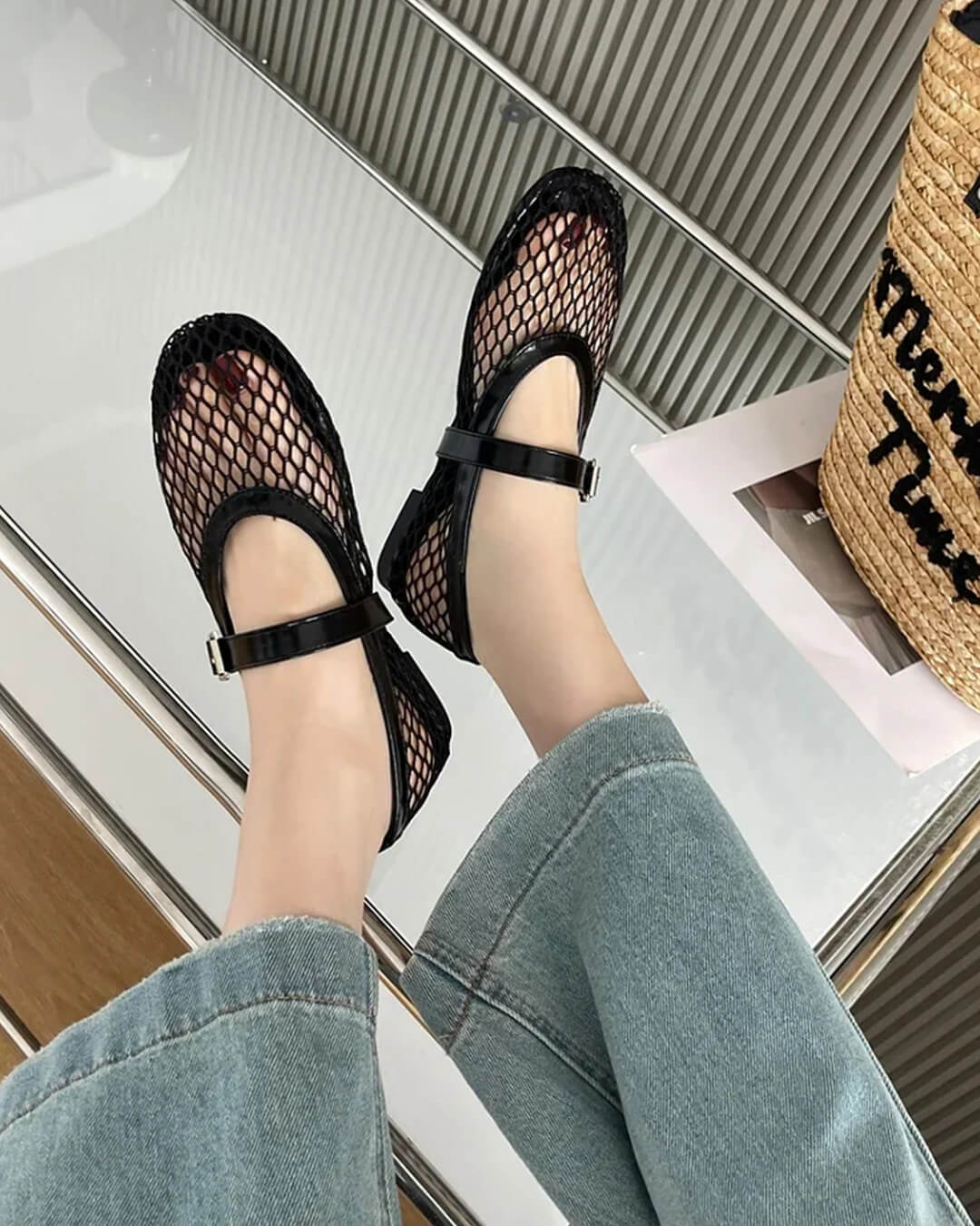 Laurette ballerina's met gesp