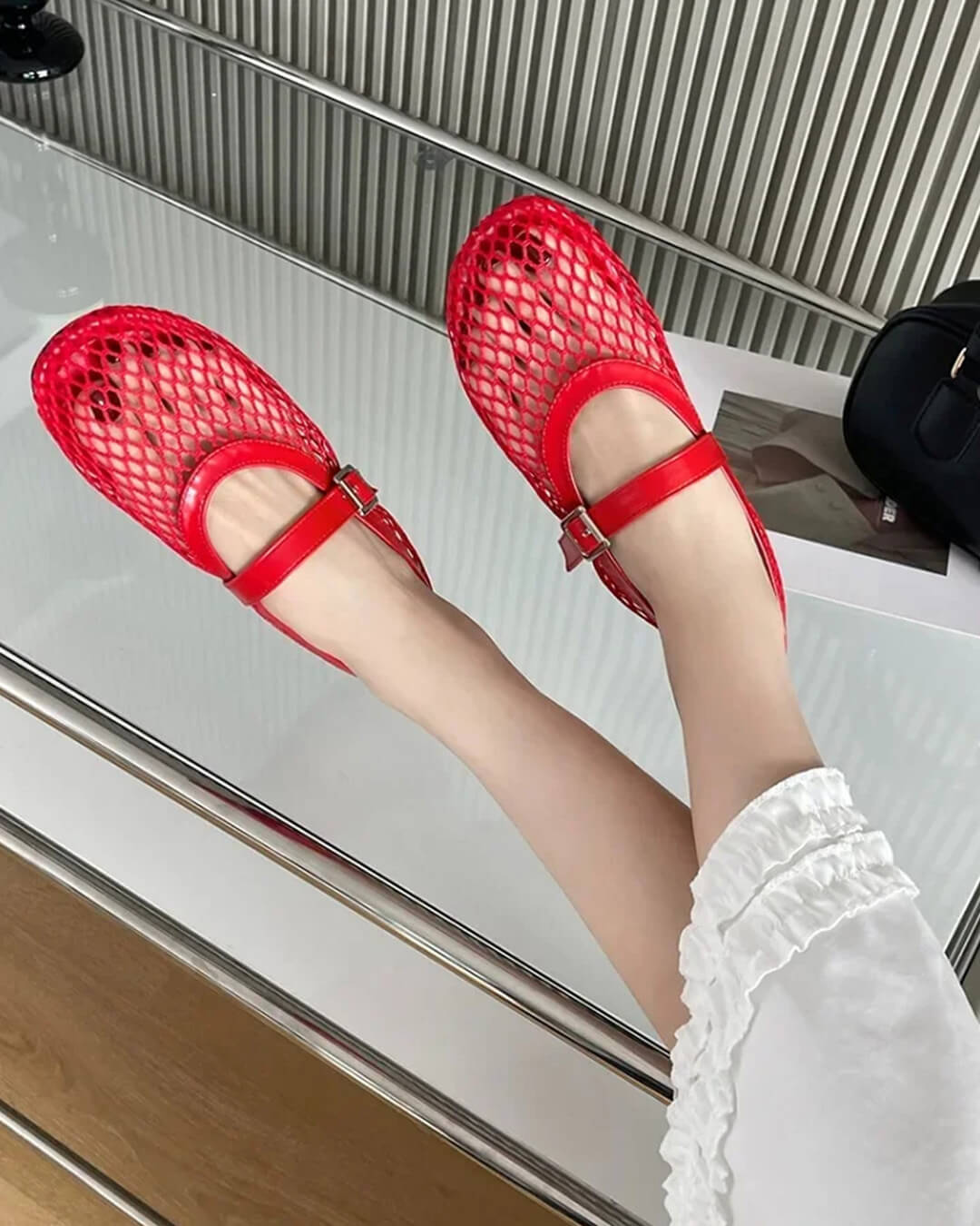 Laurette ballerina's met gesp